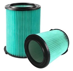 Two Pack CMXZVBE38753 Cartridge Vacuum HEPA Filter For Craftsman 5-20 Gallon