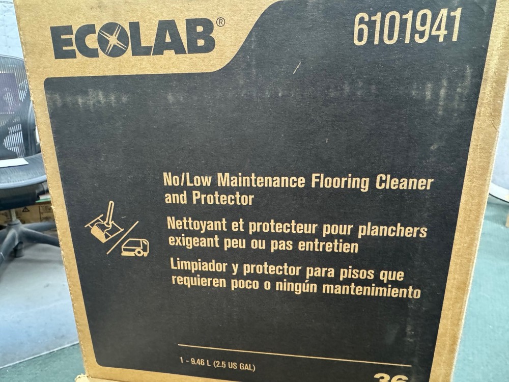 Ecolab 2.5 Gallon No/Low Maintenance Flooring Cleaner and Protector 6101941