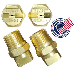 Carpet Cleaning Wand Replacement Brass 1/4″ V-Jets 11002 Vee Jets (4 count)