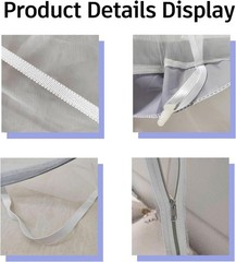 Mosquito Net for Patio Bed Tent King Size Portable Mosquito Netting (87 * 79
