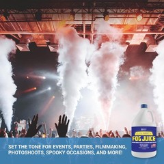 ESSENTIAL VALUES Fog Machine Fluid (128 FL OZ / 1 Gal) 1 Gal – Medium Density