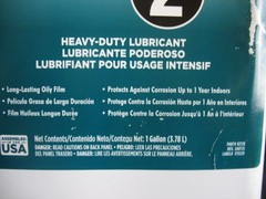 LPS 2 02128 1 Gallon Heavy-Duty Lubricant & Protects From Corrosion