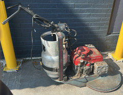Eagle 21″ Propane Buffer w/Honda GXV340 11.0,propane floor scrubber used