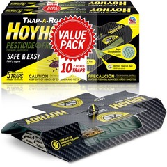 HOY Trap A Roach – 10 Traps [2 Pack] Baited Glue Traps, Great for Home…