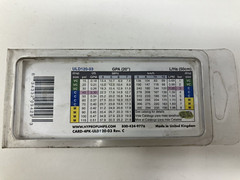 New Lot of 6 Hypro Ultra-Lo Drift Polymer Spray Tips, ULD120-03, 0.3 GPM @40 PSI