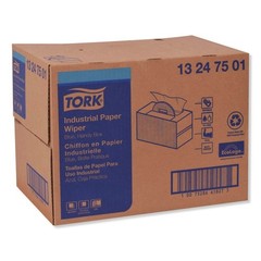Tork 13247501 12.8 x 16.5 4-Ply Industrial Paper Wiper – BLU/UNSC (180/CT) New