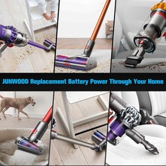 Battool Upgraded 10.0Ah 21.6V Replacement For Dyson V7 Battery Compatible Sv11