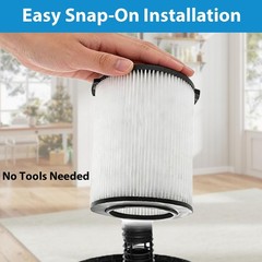 VF4000 Replacement Filter for RIDGID 72947 5-20 Gallon Wet/Dry 1-Pack