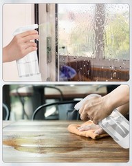 Rionisor Glass Spray Bottles with Silicone Sleeve 16 Ounces, White
