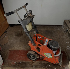 General Equipment Model FCS16 Power Floor Scraper & Tile Stripper USED b