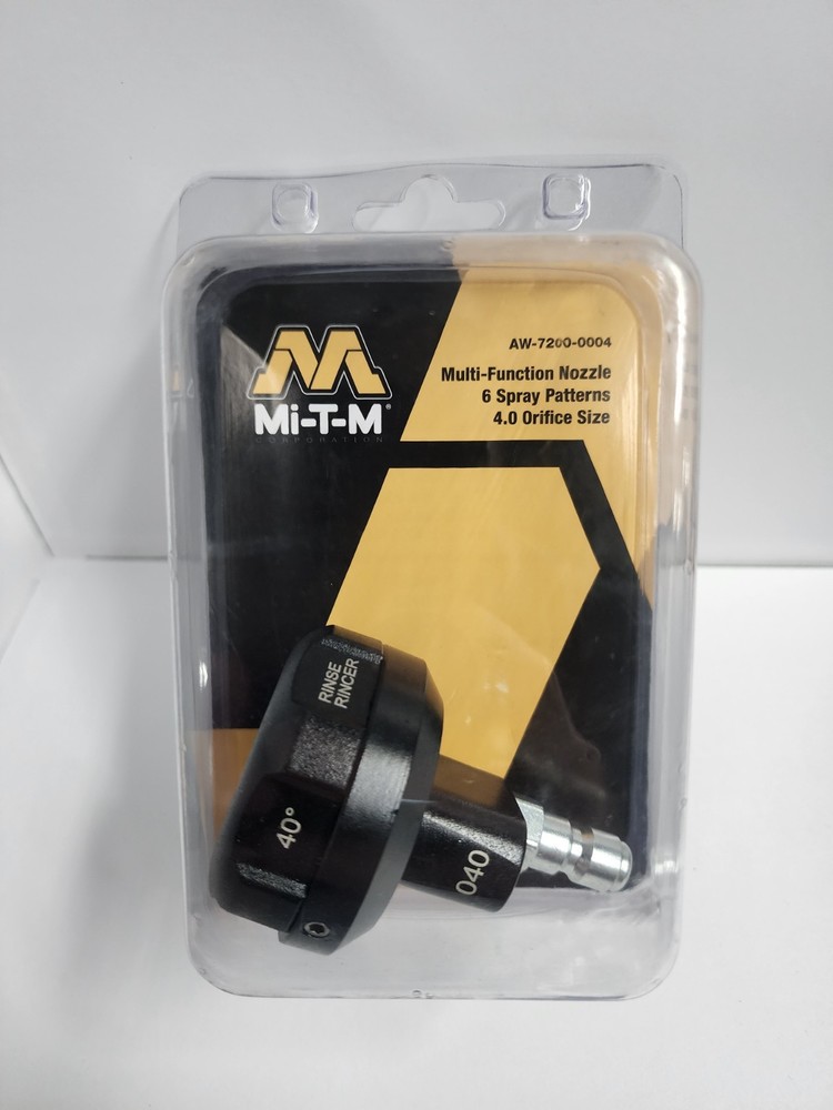 MITM AW-7200-0004 MULT FUNCTIONAL SPRAY NOZZLE PRESSURE WASHER 4.0GPM