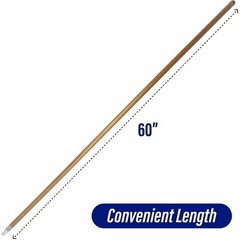 Genuine Joe Floor Brush Metal Handle – Natural – Metal, Steel (gjo-37061)