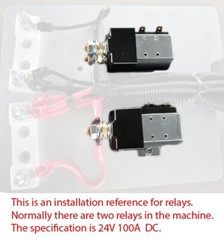 2pc Electronics Relay for Emotor 300X MX3 MX3Z MX3NS Floor Scrubber Machine