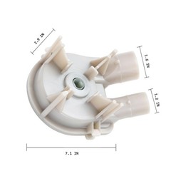 3363394 Washer Drain Pump Replacement for Kenmore Series 70 80 90. White