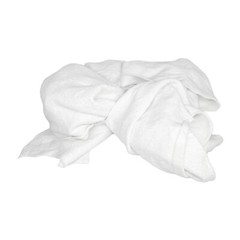 White Fleece 100% Cotton Cleaning Rags – 25 lbs. box – Multipurpose Cleaning