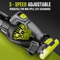 EWORK Leaf Blower Cordless, 20V 550CFM Powerful Electric Leaf Blower with 2 B…