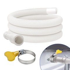 5 Ft Flexible Dehumidifier Drain Hose Universal 60 Inch White Hose