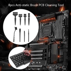 8PC Computer Laptop Keyboard Cleaner Brush Dust Cleaning Kit Set ESD Antistatic
