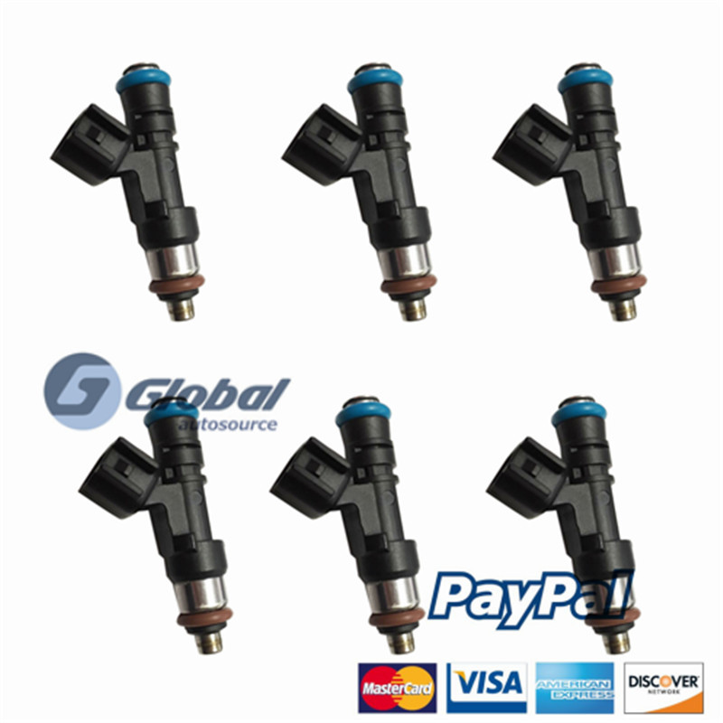 GA 6x Fuel Injectors For Saturn Buick 3.6l 0280158154 832-11221 12608632