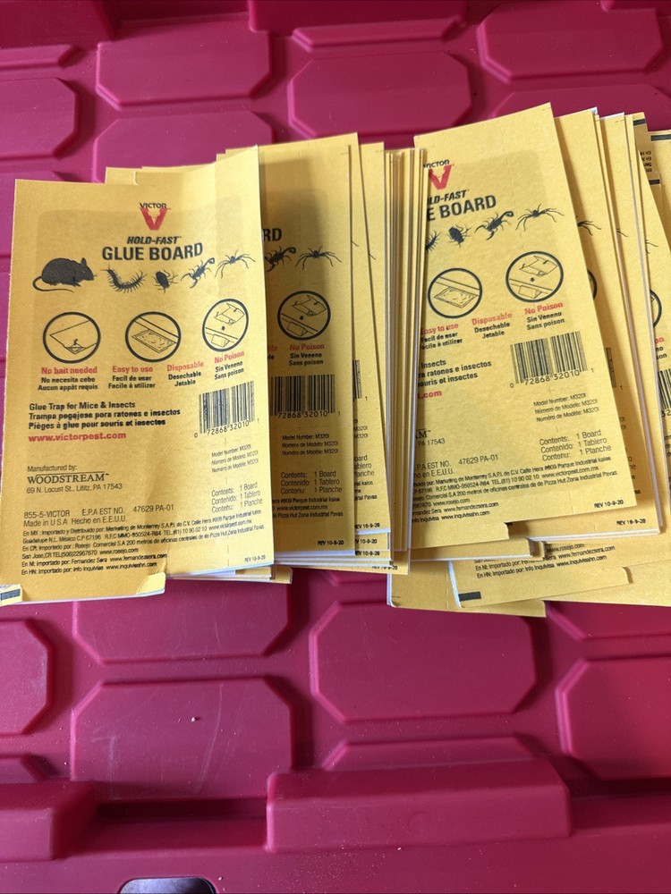 Victor M320 Mouse Glue Traps ( 25 Pack ) Victor Glue Boards Traps Mice & Insects