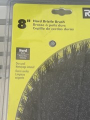 New RYOBI 8″ Hard Bristle Round Brush A95HB81 Heavy Duty Cleaning Multi-Purpose