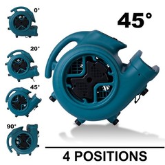 P-630 1/2 HP 2980 CFM 3 Speed Air Mover, Carpet Dryer, Floor Fan, Blower