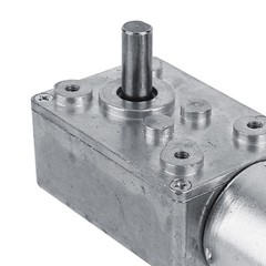 Kodrily DC Motor 12V, 100RPM Reversible Worm Geared Metal Gear Motor,…