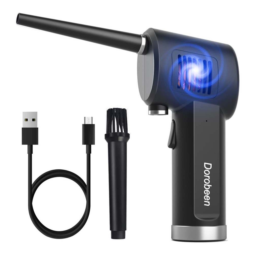 DOROBEEN Compressed Air Duster, Cordless Portable Rechargeable Compressed…