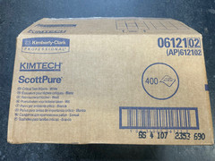 KIMTECH Scott Pure 400 Critical Task Wipers White 6121 0612102 KIMBERLY CLARK