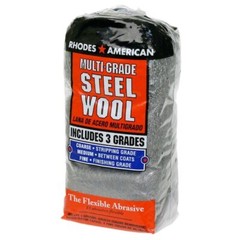 Assorted 12 Pad Steel Wool, Coarse, Medium, Fine