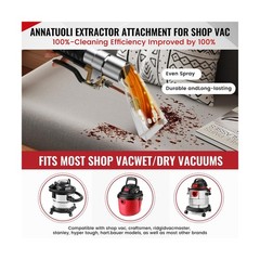 Extractor Attachment Kit for Shop Vac, Extractor Kit with Wand Hose Adapter F…