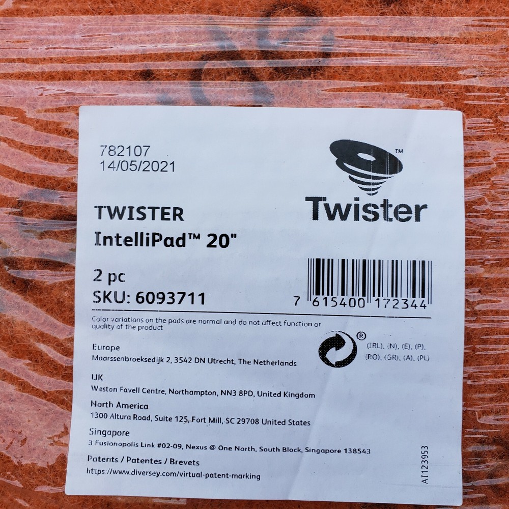 Taski Twister Intellipad 20″ 2 Pack, Orange
