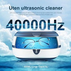 600ml Digital Ultrasonic Cleaner, Stainless Steel for Jewelry,Eyeglasses,Watches
