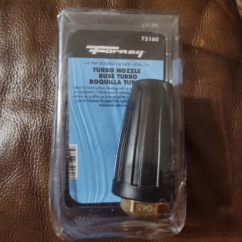 Forney 75160 1/4″ FNPT Rotating Turbo Nozzle — 3600 psi — 4.5 Orifice