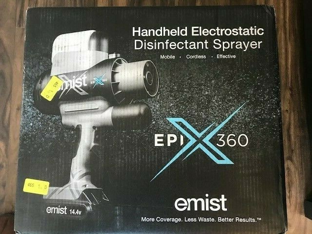 Emist EPIX360™ Electrostatic Disinfectant Sprayer- BRAND NEW 