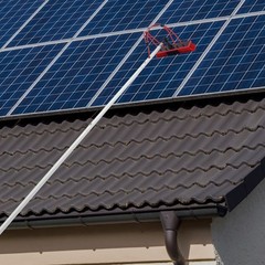 Solar Panel Cleaning Brush Cleaning Kit Outdoor Window Washing Equipment