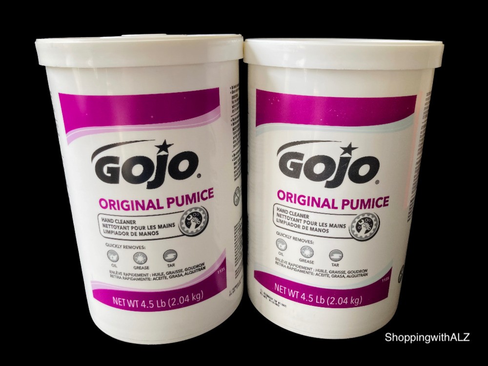 NEW LOT 2 Gojo Original Pumice Hand Cleaner Oil Grease Tar 4.5 lb
