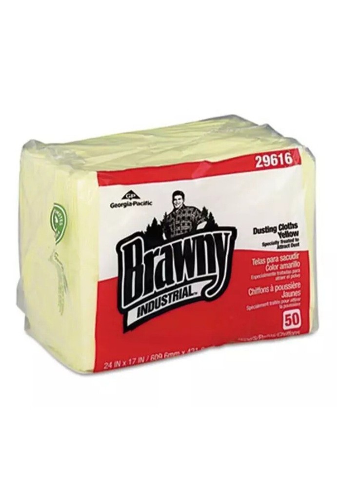 Georgia Pacific 29616 Brawny Industrial Cloths Quarterfold 17 x 24 (200 Total)