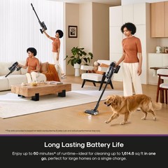 Eureka Cordless Stick Vacuum Cleaner ReactiSense 440, 60-Min NEC440BK, Black