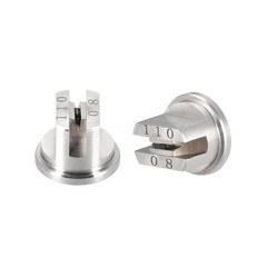 2Pcs Flat Fan Spray Tip 110 Degree Stainless Steel Nozzle 1.8mm Orifice Dia