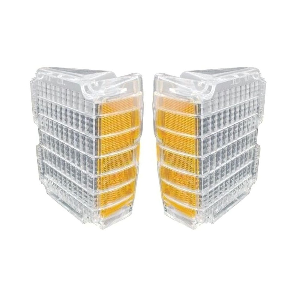 1972 Parking Lamp Lens Set Front Left Right