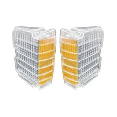 1972 Parking Lamp Lens Set Front Left Right