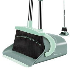 Ivandar Broom And Set For Home Dust Pan Long Handle Broom Combo Set For Home