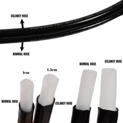 Sewer Jetter Kit for Pressure Washer 5800 PSI Drain Cleaner Hose 25FT, Black