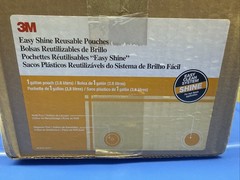 3M 55440 Easy Shine Applicator Reusable Pouches 1 gallon BOX OF 3 New Clean
