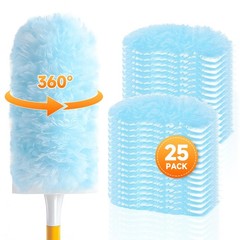 SetSail 25 Count Duster Refills Compatible with Swiffer Dusters for Blue