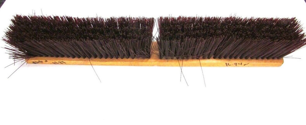 NOS! MAGNOLIA 24″ FLOOR BRUSH COARSE BROWN POLYSTRENE 3″ BRISTLES