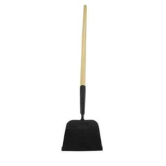 PRO SOURCE Sidewalk/Ice Scraper: 48″ Wood Handle, 7″ Wide x 4″ High Steel Blade