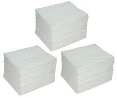 AABACO Oil Only Absorbent Pads – Heavy Weight Sheets (100ct Per Pack) 15 X 17…