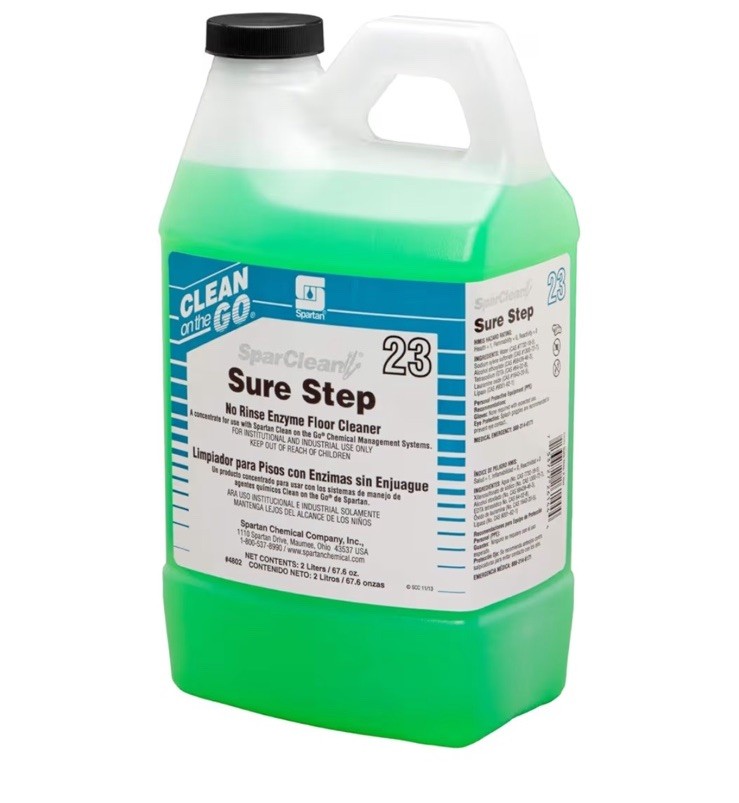 Spartan SparClean Sure Step 23 Floor Cleaner – 2 Liter Bottle